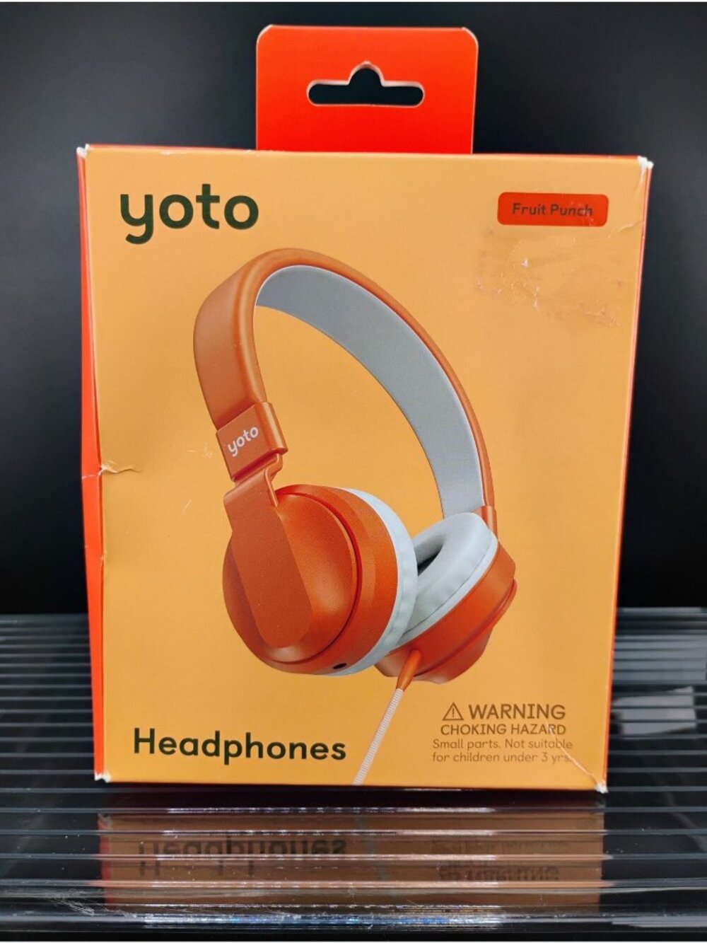 Yoto Kids Headphones Fruit Punch Color Volume-Limiting Wired Durable Design